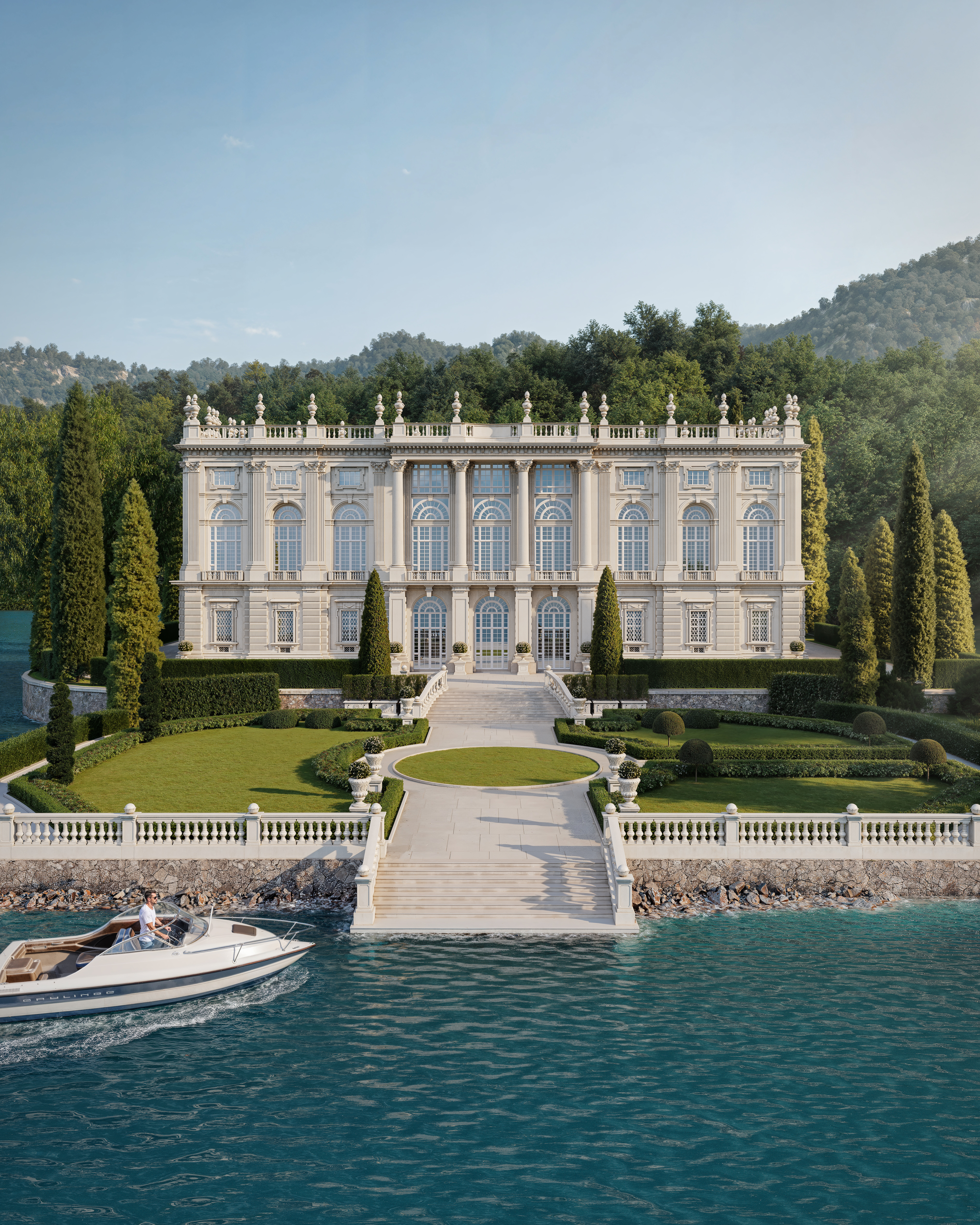 Sea & Hills Villa — kunduzgi exterior render